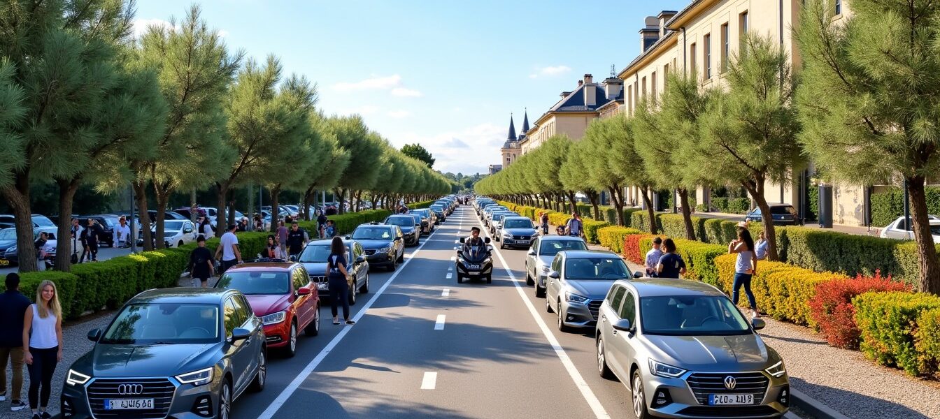 Nouveau parking dédié au covoiturage sur l’avenue Arc de Meyran à Aix-en-Provence