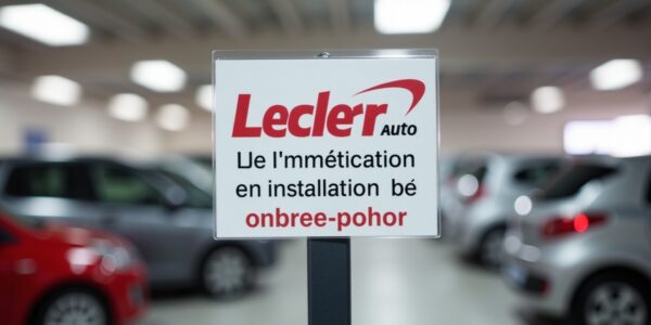 Plaques d'immatriculation chez Leclerc Auto : tarifs et installation pour 2026