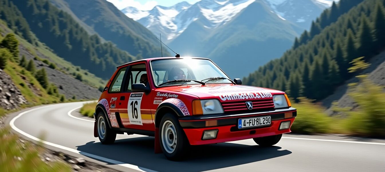 Peugeot 205 T16 : Découvrez son histoire, ses performances emblématiques et sa fiche technique détaillée