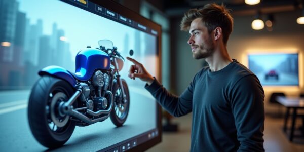 Explorez Votre Style : Simulation 3D pour Essayer Couleurs et Designs de Moto