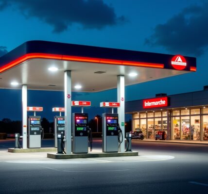 Station-service Intermarché à Caen : tarifs carburants et services disponibles 24h/24