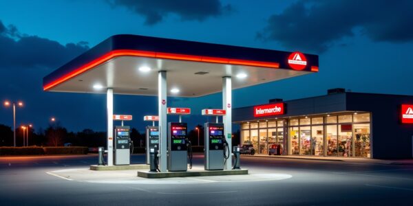 Station-service Intermarché à Caen : tarifs carburants et services disponibles 24h/24
