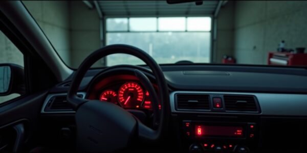 Voyant rouge clignotant sur voiture éteinte : que signifie ce signal et quelles en sont les causes ?